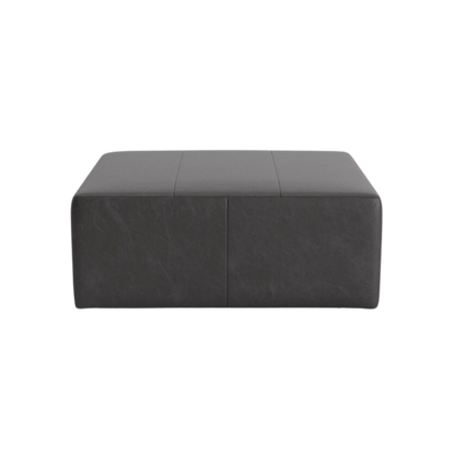 Kelly 44" Square Leather Ottoman - Custom - Chapin Furniture