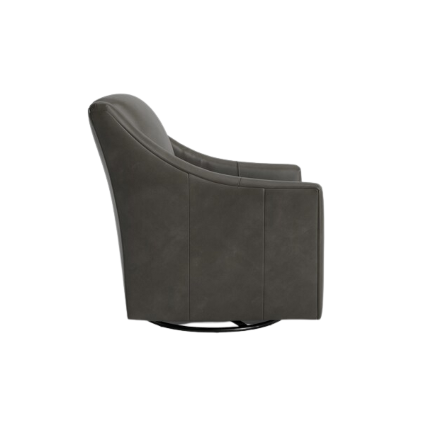 Corinna Leather Swivel Chair - Custom - Chapin Furniture