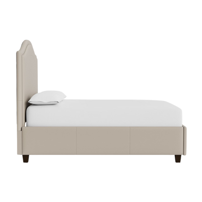Vienna Leather Upholstered Bed - Custom - Chapin Furniture