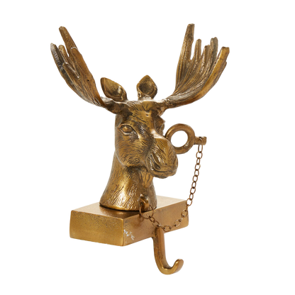 E + E Eugene the Moose Stocking Holder - Chapin Furniture