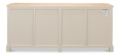 Antique Whitewash Sideboard, 4 Door - Chapin Furniture