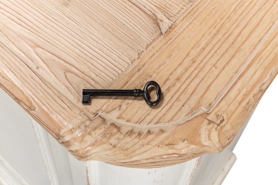 Antique Whitewash Sideboard, 4 Door - Chapin Furniture
