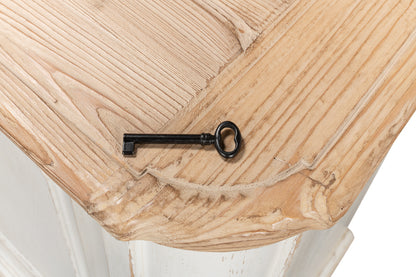 Antique Whitewash Sideboard, 4 Door - Chapin Furniture