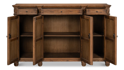 Diamond Wall Sideboard- Brown - Chapin Furniture