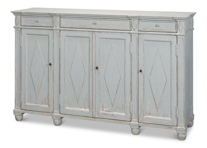 Diamond Wall Sideboard- Blue/Grey - Chapin Furniture