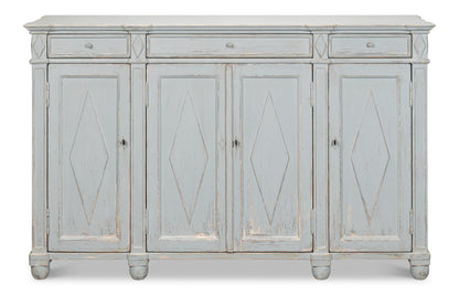 Diamond Wall Sideboard- Blue/Grey - Chapin Furniture