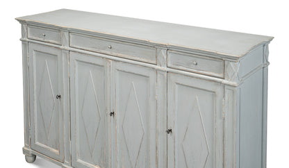 Diamond Wall Sideboard- Blue/Grey - Chapin Furniture