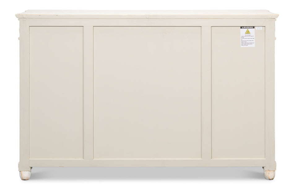 Diamond Wall Sideboard- Whitewash - Chapin Furniture
