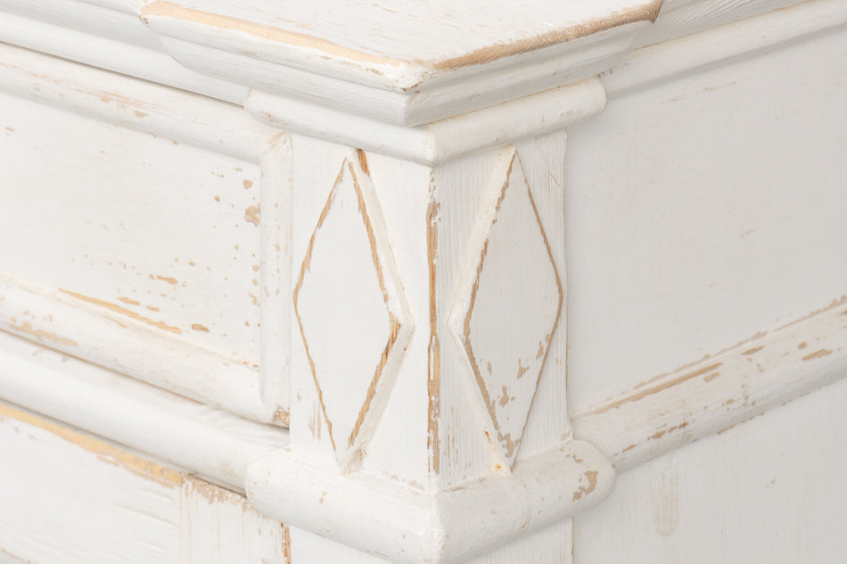 Diamond Wall Sideboard- Whitewash - Chapin Furniture