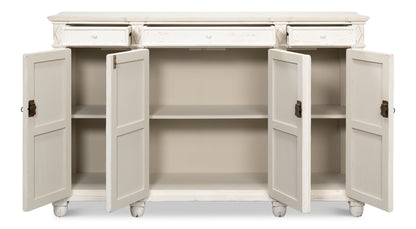 Diamond Wall Sideboard- Whitewash - Chapin Furniture