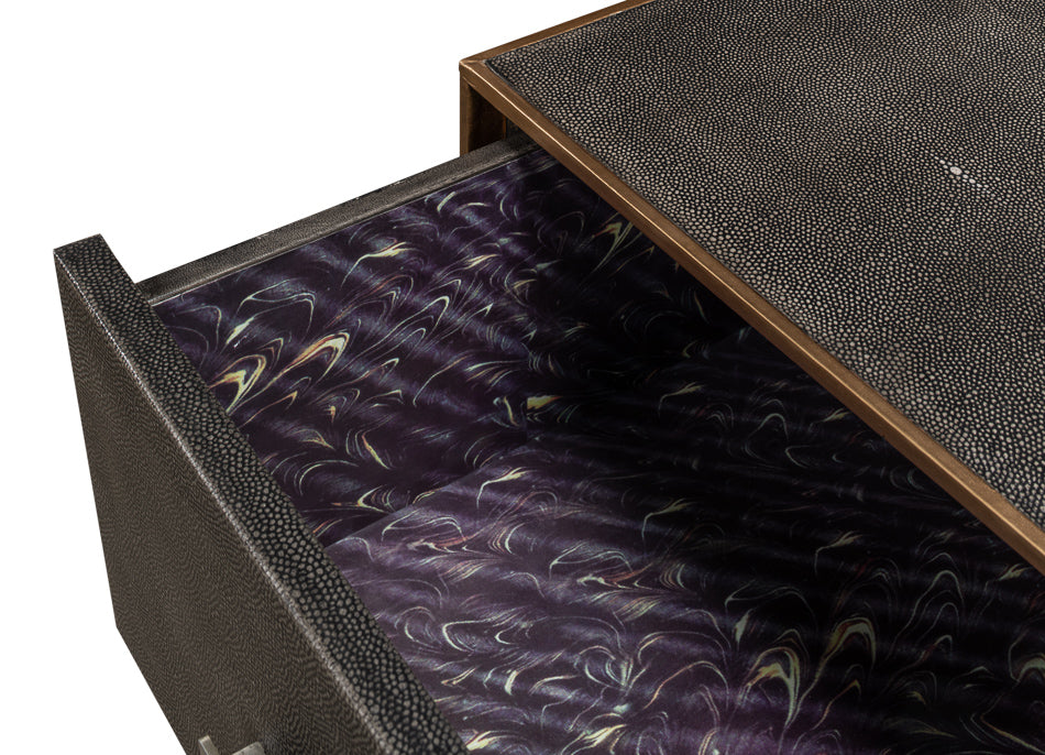 Grey Shagreen Dresser - Chapin Furniture