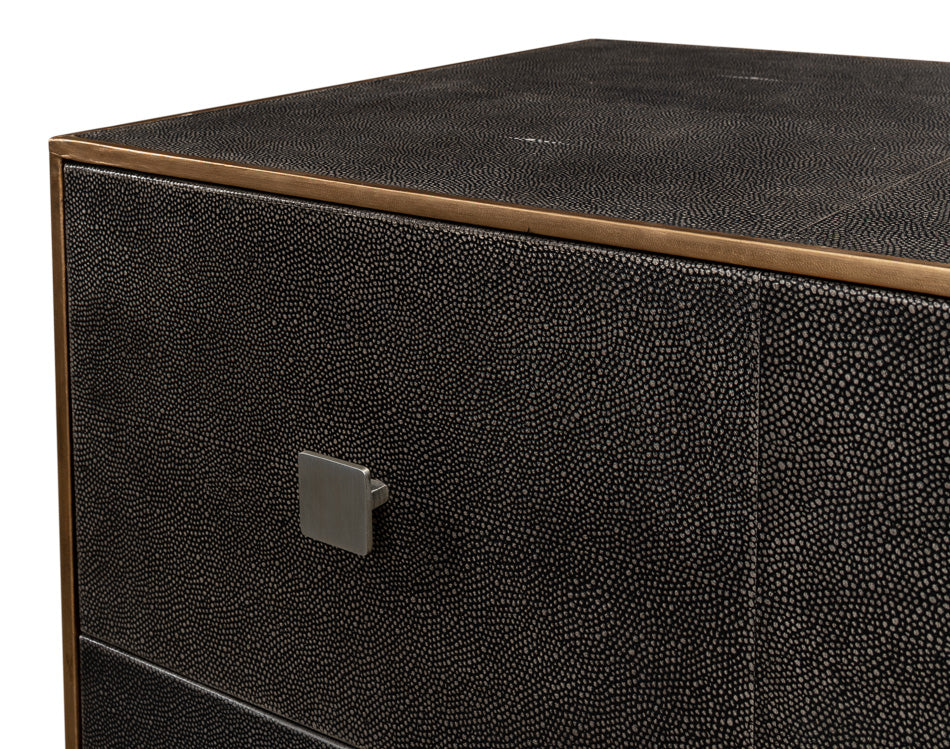 Grey Shagreen Dresser - Chapin Furniture