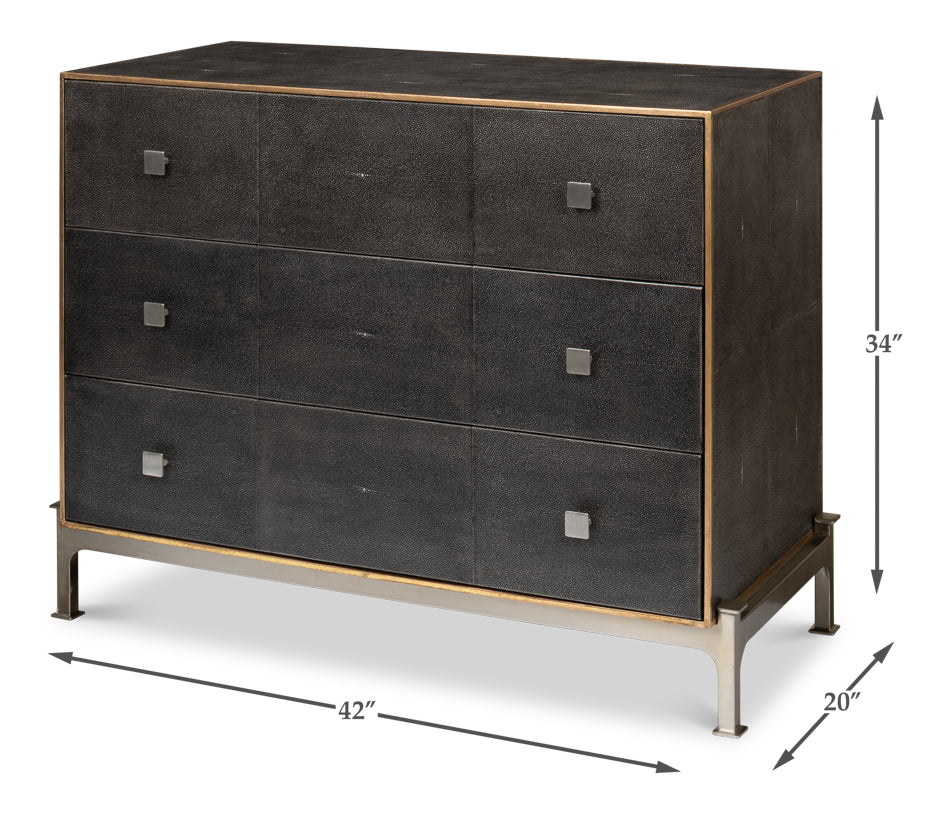 Grey Shagreen Dresser - Chapin Furniture