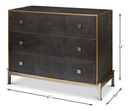 Grey Shagreen Dresser - Chapin Furniture