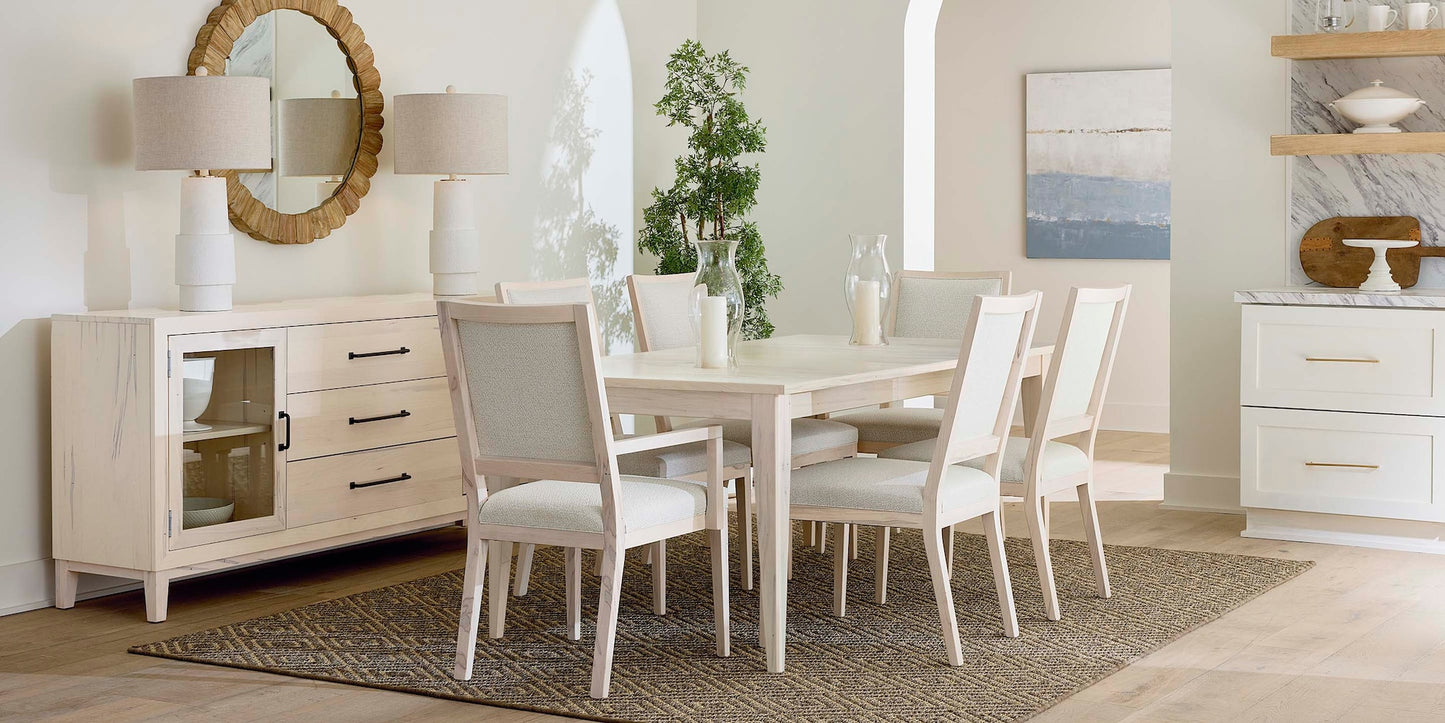 Benchmade Louisa Rectangle Dining Table with Leaf - Chapin Furniture