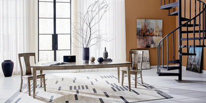 Benchmade Louisa Rectangle Dining Table with Leaf - Chapin Furniture