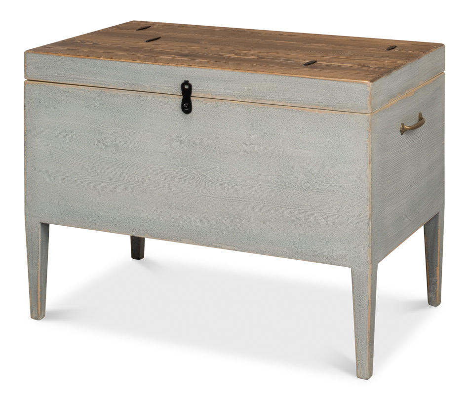 Trunk Side Table With Secret Storage - Chapin Furniture