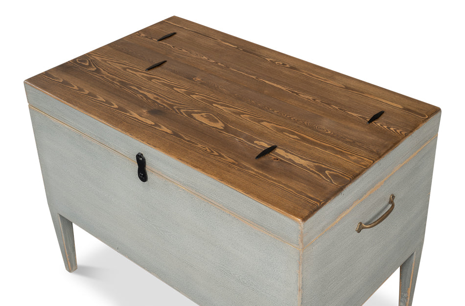 Trunk Side Table With Secret Storage - Chapin Furniture