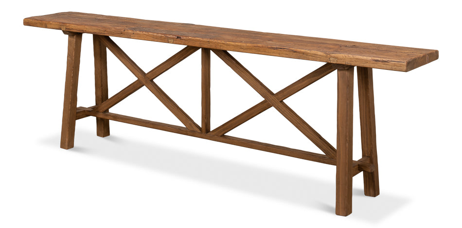 Double X Base Sofa Table - Thumbnail 3