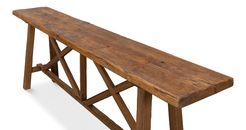 Double X Base Sofa Table - Thumbnail 2