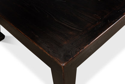 Classic Chinese Coffee Table- Black - Chapin Furniture