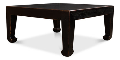 Classic Chinese Coffee Table- Black - Chapin Furniture