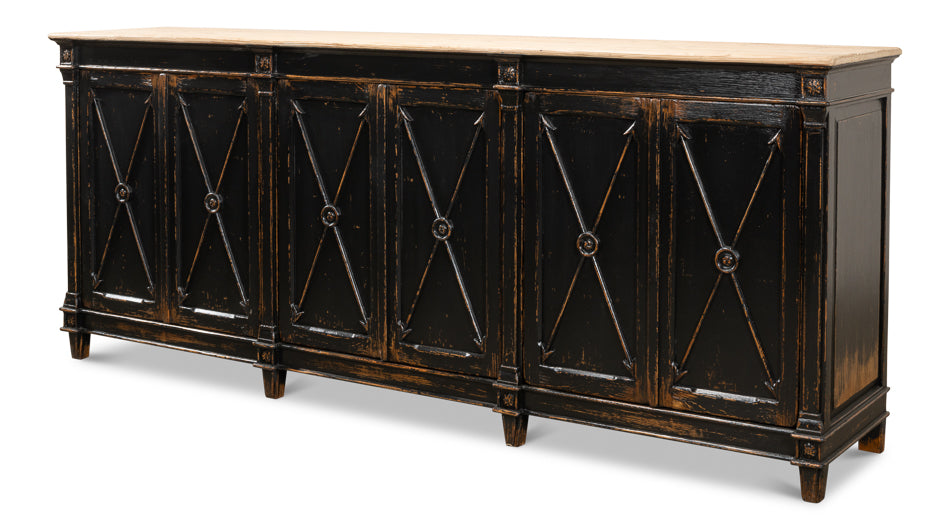 Marksman Sideboard- Antique Ebony - Chapin Furniture