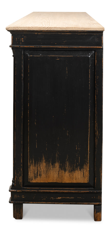 Marksman Sideboard- Antique Ebony - Chapin Furniture