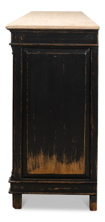 Marksman Sideboard- Antique Ebony - Chapin Furniture
