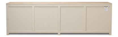 Eight Is Enough Sideboard- Whitewash With Natural Top - Chapin Furniture