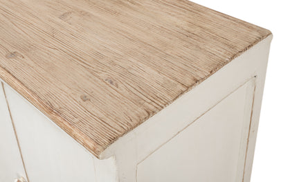 Eight Is Enough Sideboard- Whitewash With Natural Top - Chapin Furniture