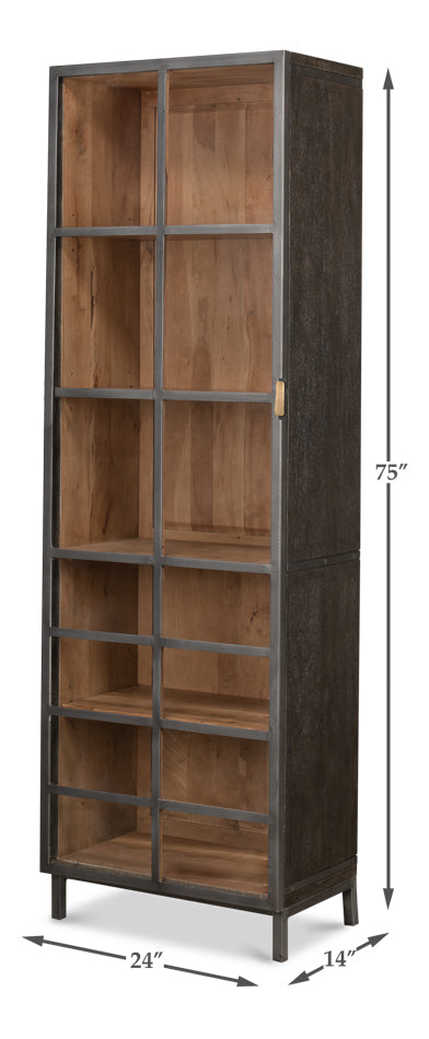 A Gem Of A Handle Display Cabinet, Left - Chapin Furniture