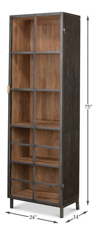 A Gem Of A Handle Display Cabinet, Right - Chapin Furniture