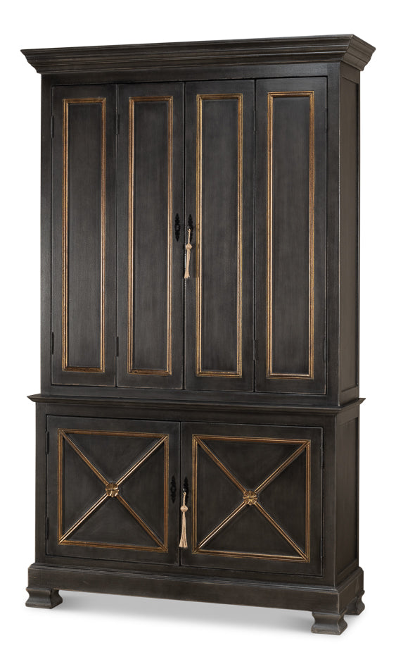 Painted Directoire Style Bookcase - Chapin Furniture