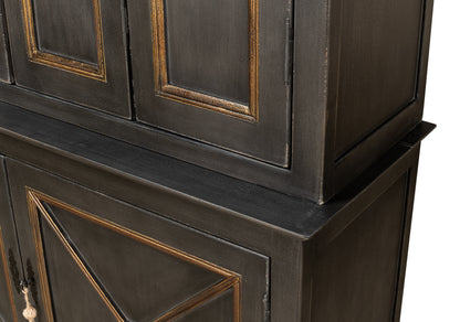 Painted Directoire Style Bookcase - Chapin Furniture