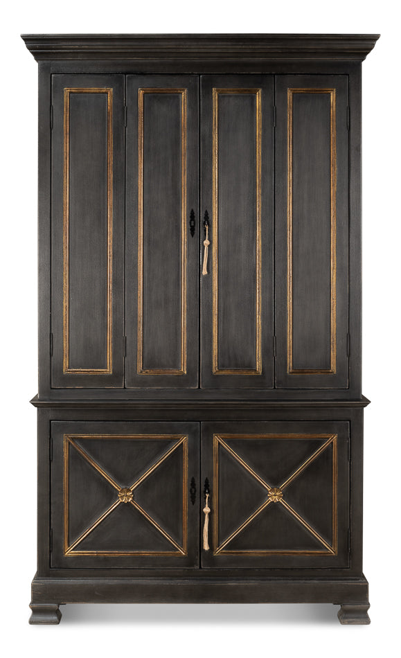 Painted Directoire Style Bookcase - Chapin Furniture