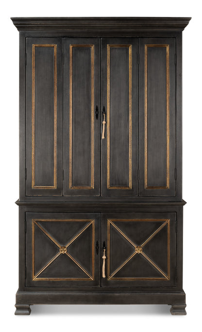 Painted Directoire Style Bookcase - Chapin Furniture