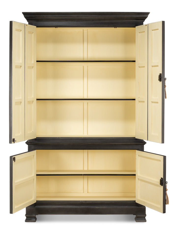 Painted Directoire Style Bookcase - Chapin Furniture