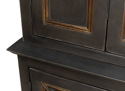 Painted Directoire Style Bookcase - Chapin Furniture