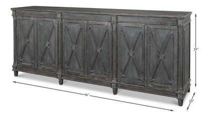 Marksman Sideboard- Concrete Grey - Chapin Furniture