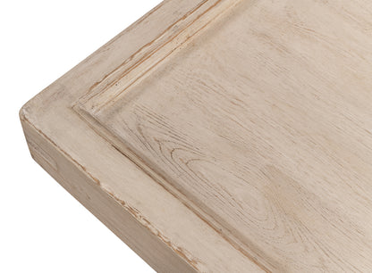 Large Wood Panel Coffee Table- French Grey - Chapin Furniture