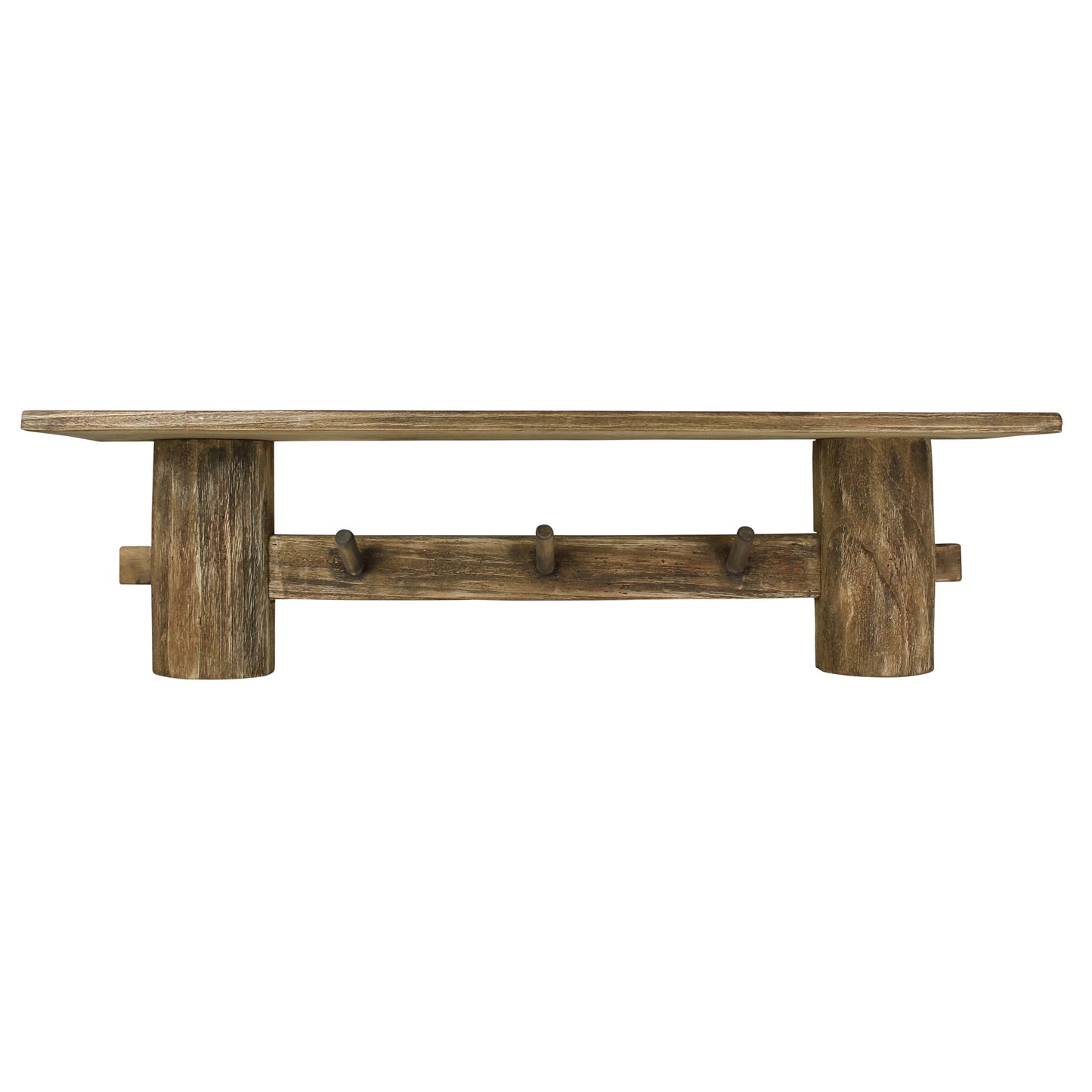 Dakota Wood Shelf With Pegs - Chapin Furniture