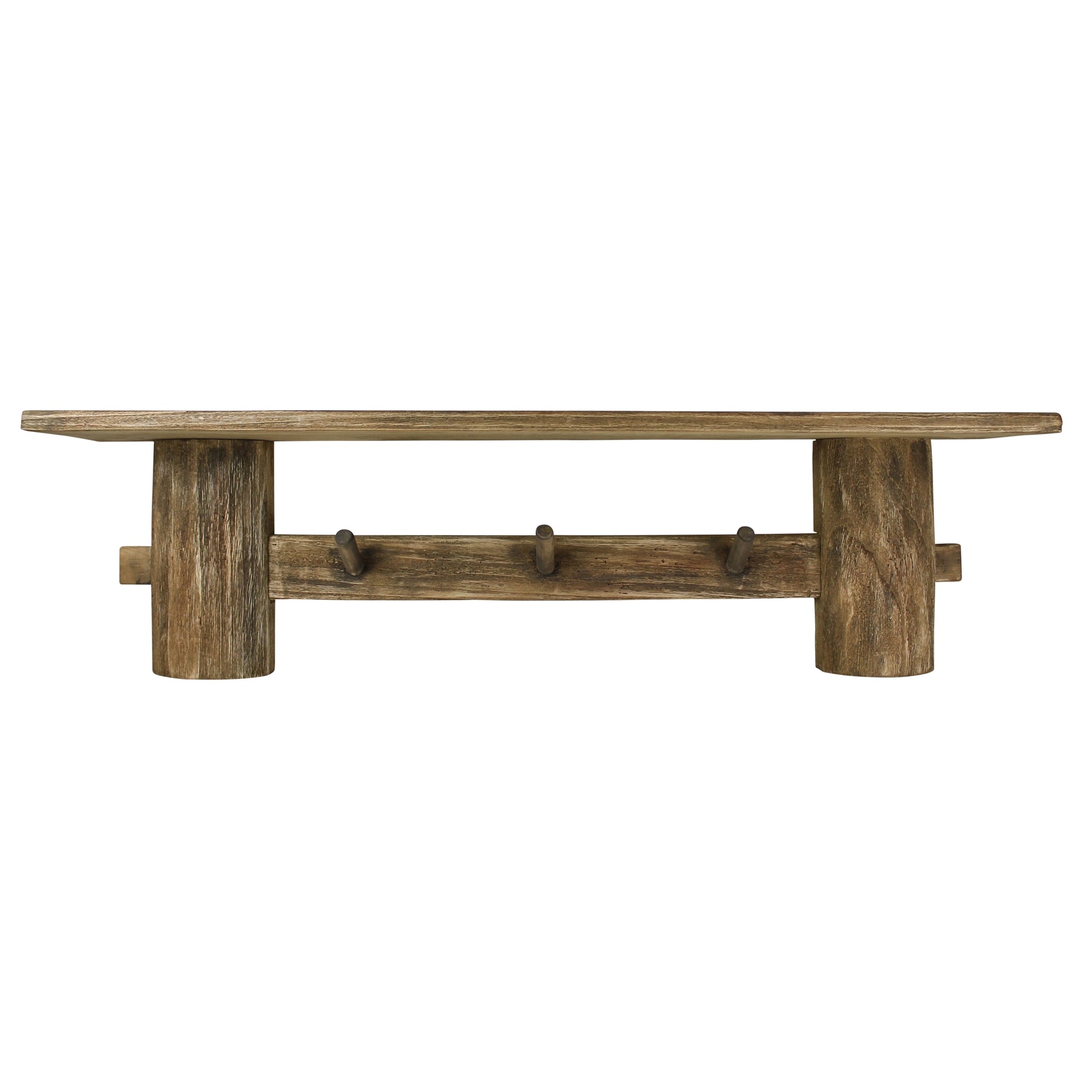 Dakota Wood Shelf With Pegs - Chapin Furniture