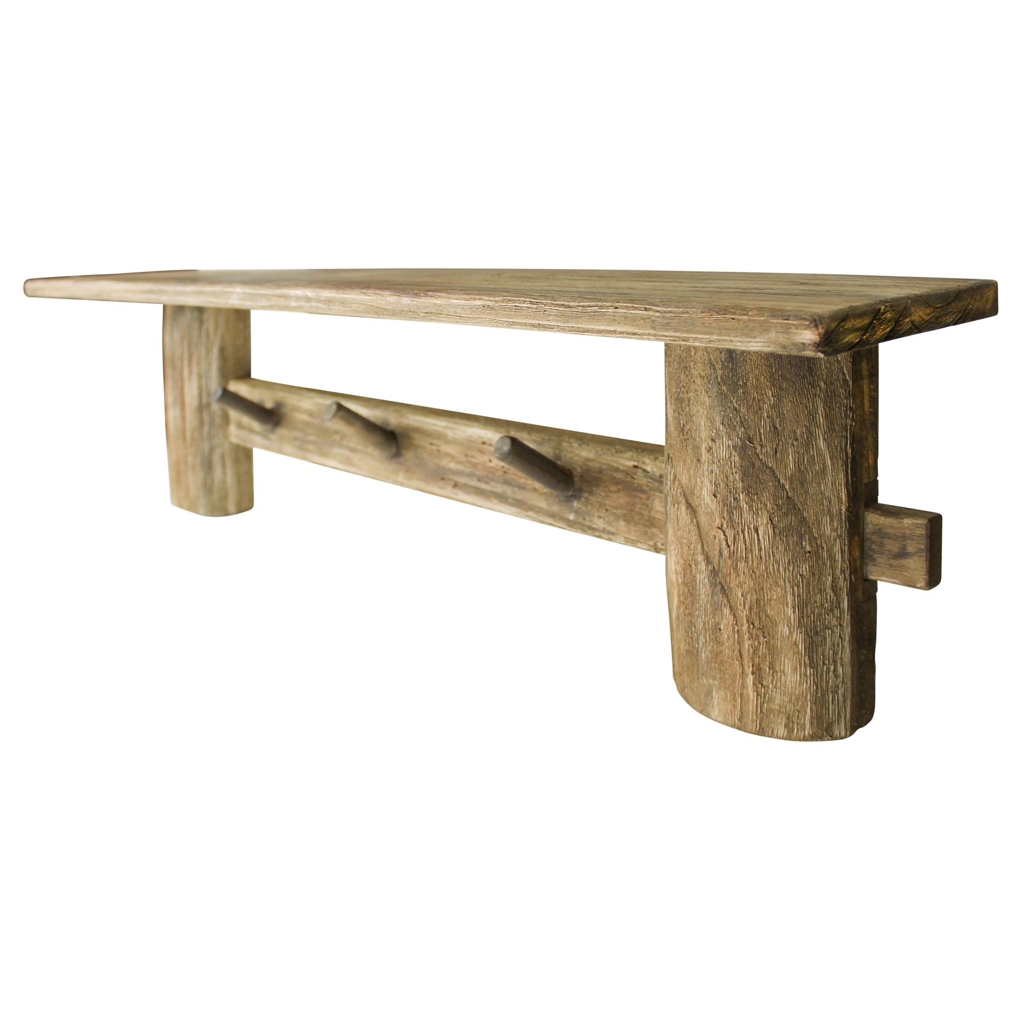 Dakota Wood Shelf With Pegs - Thumbnail 2