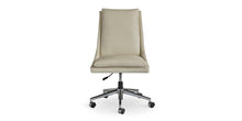 Capron Office Chair- White Leather - Chapin Furniture