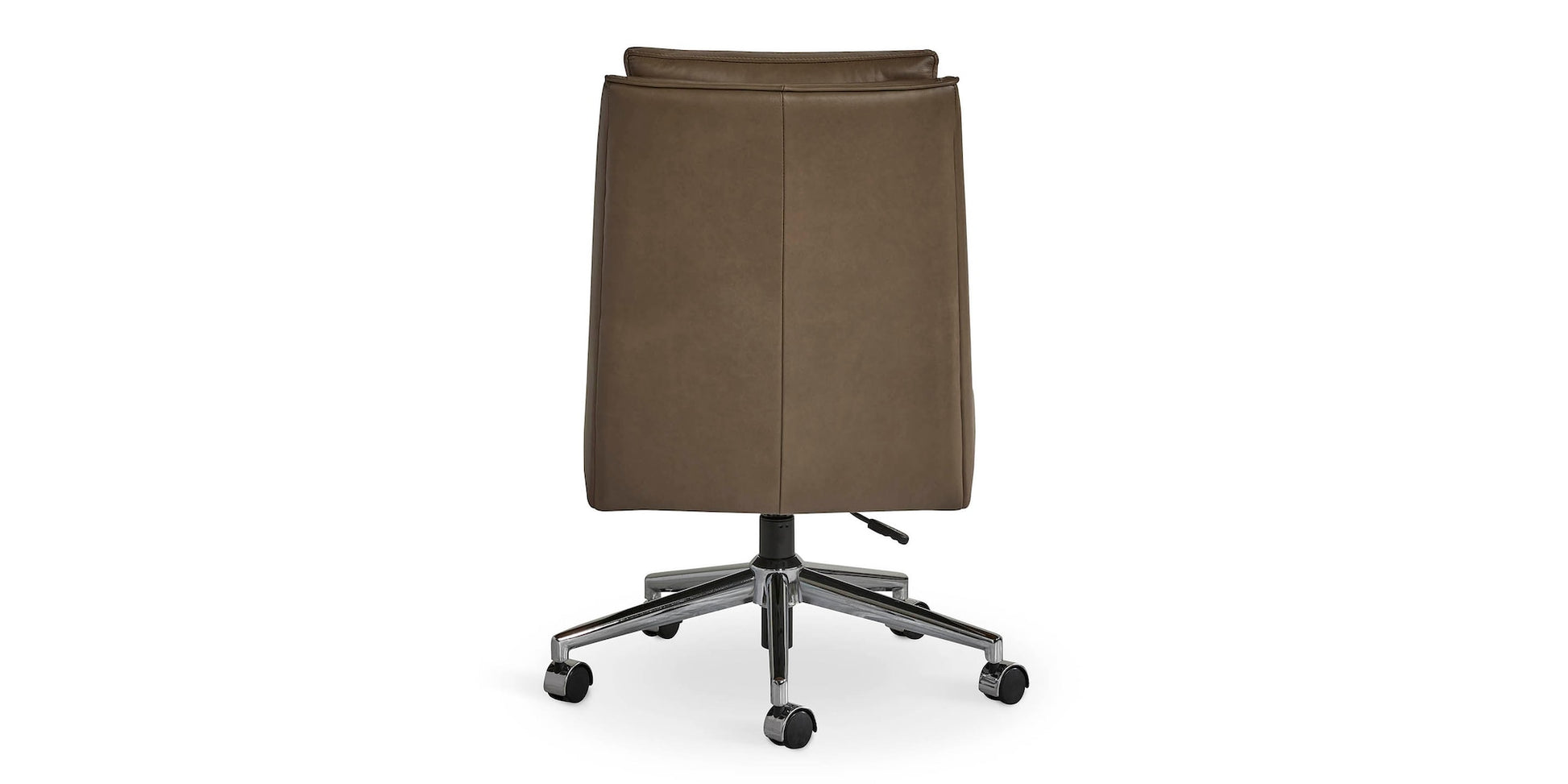 Capron Office Chair- Mid Brown Leather - Chapin Furniture