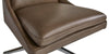 Capron Office Chair- Mid Brown Leather - Chapin Furniture