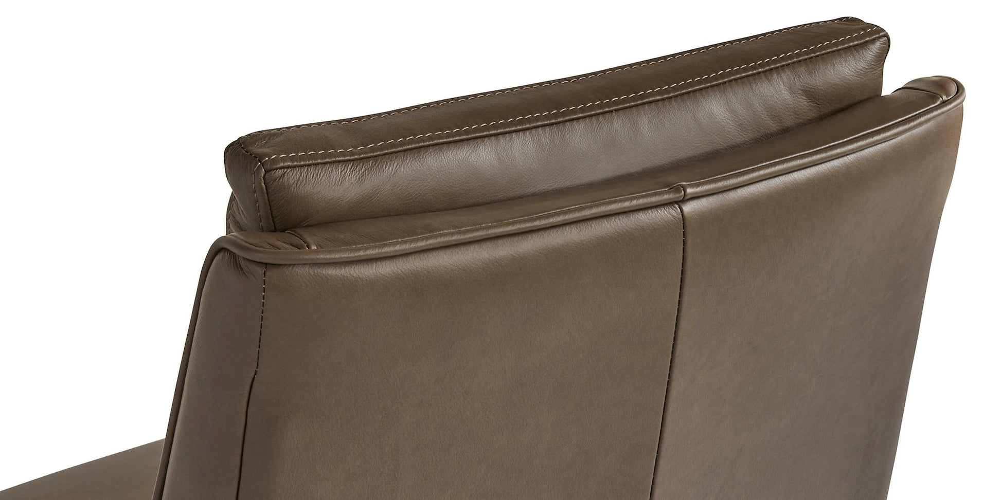 Capron Office Chair- Mid Brown Leather - Chapin Furniture