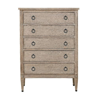 Charlotte 5 Drawer Chest- Washed Elm - Chapin Furniture