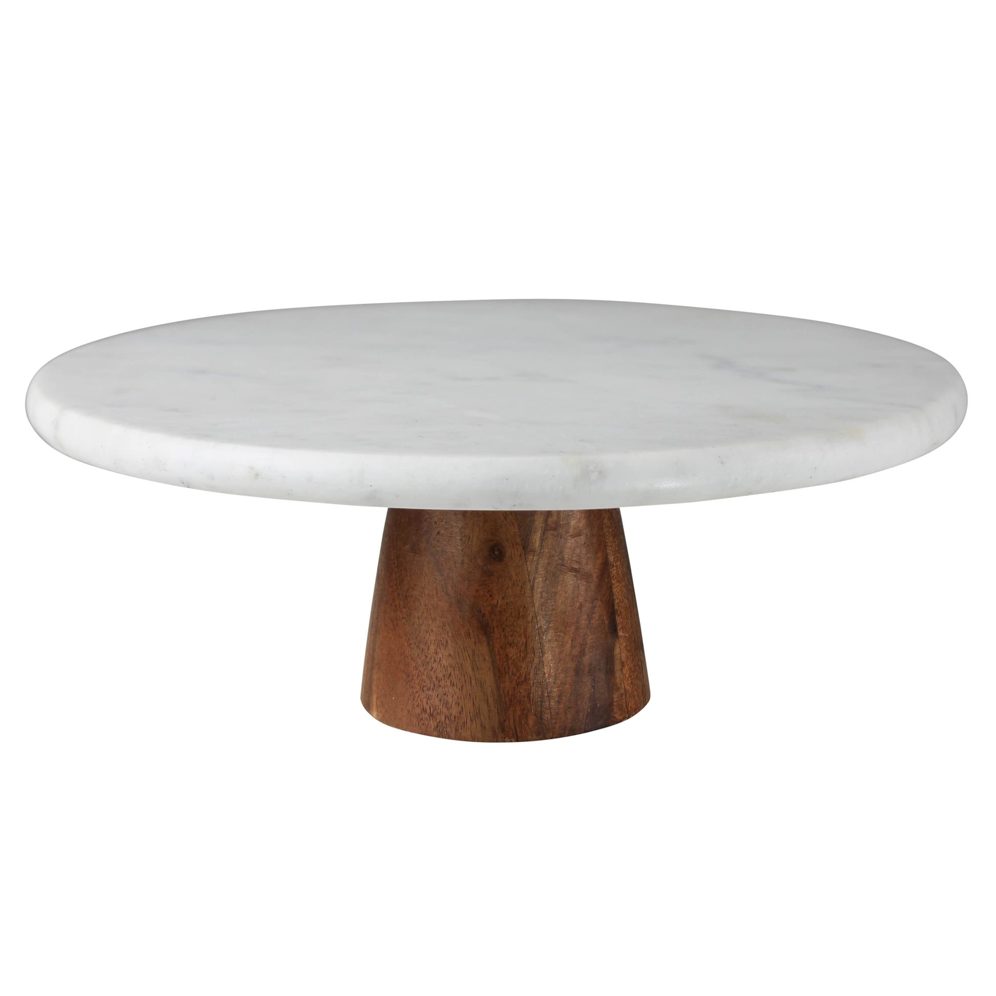 Duel Cake Pedestal - Marble & Wood - Chapin Furniture